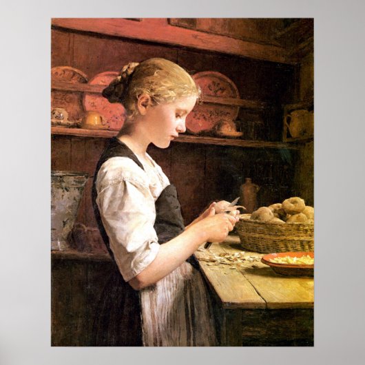 Die kleine elschälerin poster (Vorne)