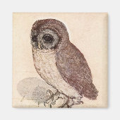 Die kleine Eule | Albrecht Dürer Magnet (Vorne)