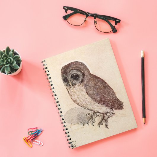 Die kleine Eule | Albrecht Dürer Notizblock