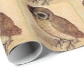 Die kleine Eule durch Albrecht Durer Geschenkpapier (Rolleneckpunkt)