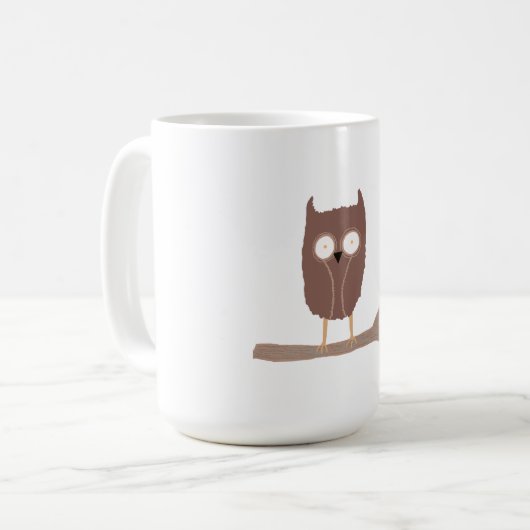 Die kleine Eule Kaffeetasse (Vorderseite Links)