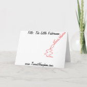 Die kleine Fischer-Gruß-Karte Karte (Rückseite)