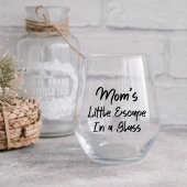 Die kleine Flucht der Mama in einem Glas