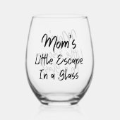 Die kleine Flucht der Mama in einem Glas (Rückseite)