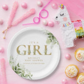 Die kleine Gärtnerei mit dem Gold Letter Baby Dusc Pappteller (Party)