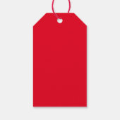 Die kleine Helferbierkiste des Weihnachtsmanns Geschenkanhänger (Rückseite)