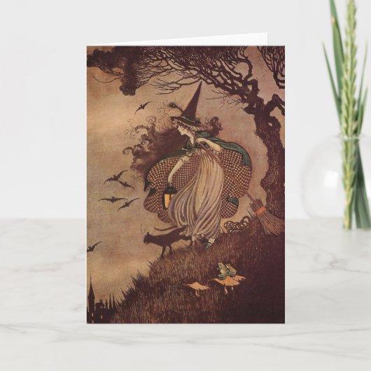 Die kleine Hexe Karte (Vorderseite)