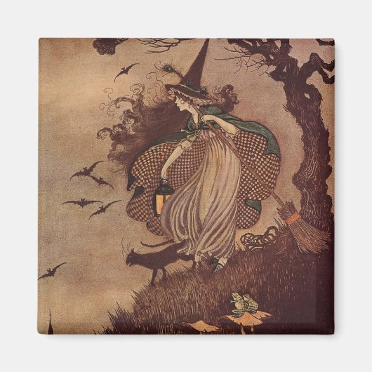 Die kleine Hexe Magnet (Vorne)