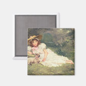 Die kleine Hirtin Magnet (Vorderseite/Rückseite)