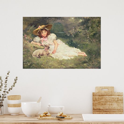 Die kleine Hirtin Poster (Küche)