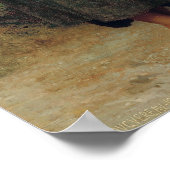 Die kleine Hirtin von Bouguereau Poster (Ecke)