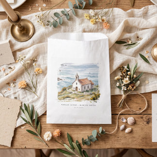 Die kleine Kapelle am Meer Hochzeit Geschenktütchen