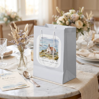 Die kleine Kapelle am Meer Hochzeit Mittlere Geschenktüte