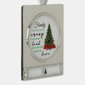 Die kleine kleine kleine kleine kleine Weile Crazy Banner-Ornament Silber (Rechts)