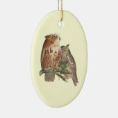 Die kleine Kochschale (Bubo asio) Keramik Ornament (Rechts)