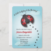 Die kleine Ladybug aus Blauer und Rotem Himmel ist Einladung (Vorderseite)