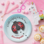 Die kleine Ladybug aus Blauer und Rotem Himmel ist Pappteller (Party)