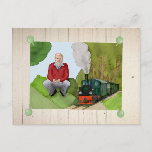 Die kleine Lok Postkarte (Vorderseite)