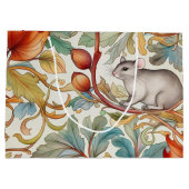 Die kleine Maus auf den Blätter Große Geschenktüte (Rückseite)