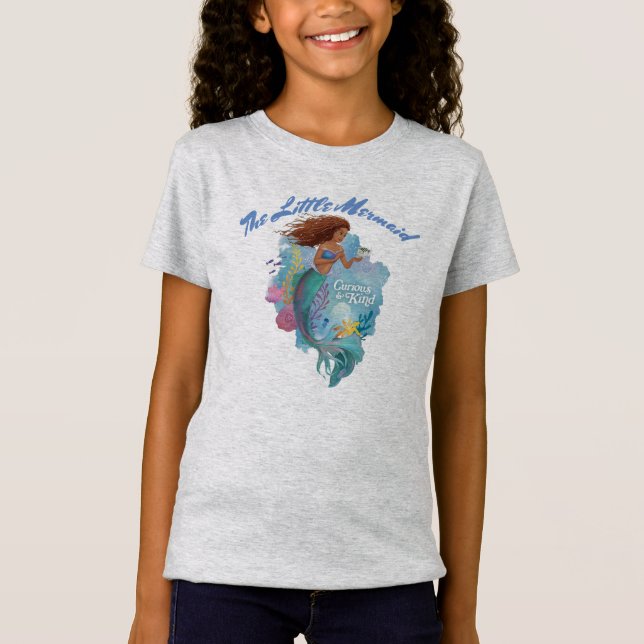 Die kleine Meerjungfrau Ariel Curious & Kind T-Shirt (Vorderseite)