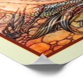 "Die kleine Meerjungfrau" ca. 1920er von Eleanor A Poster (Ecke)