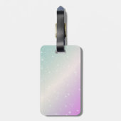 Die kleine Meerjungfrau. Goldene Waage auf rosa, t Gepäckanhänger (Rückseite vertikal)