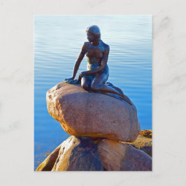 Die kleine Meerjungfrau in Kopenhagen, Dänemark Postkarte