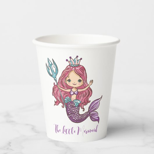 Die kleine Meerjungfrau Pappbecher (Vorderseite)