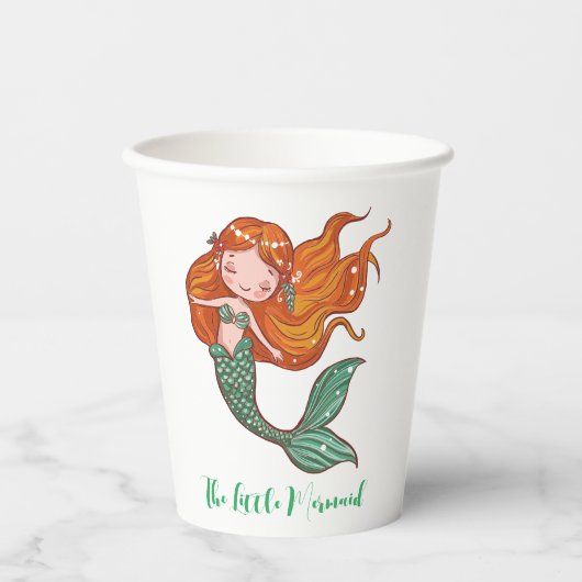 Die kleine Meerjungfrau Pappbecher (Vorderseite)