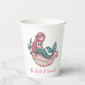 Die kleine Meerjungfrau Pappbecher (Rückseite)