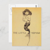 Die kleine Meerjungfrau Postkarte (Vorne/Hinten)