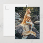 Die kleine Meerjungfrau-Szene Postkarte (Vorne/Hinten)