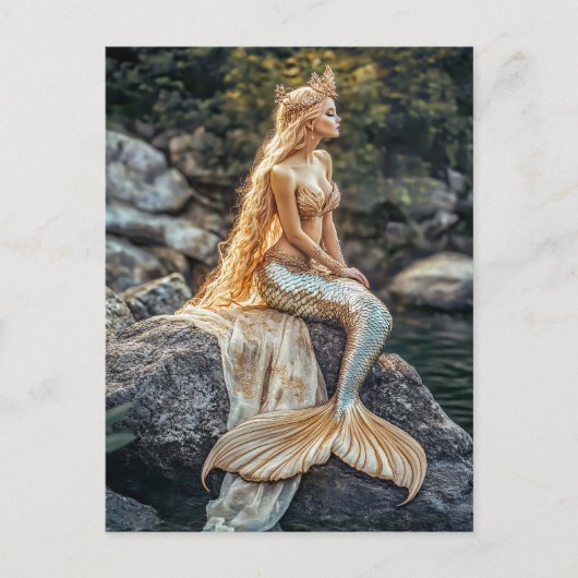 Die kleine Meerjungfrau-Szene Postkarte (Vorderseite)