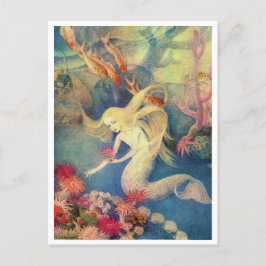 Die kleine Meerjungfrau von Dorothy Lathrop Postkarte