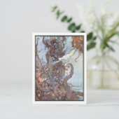 Die kleine Meerjungfrau von Edmund Dulac Postkarte (Stehend Vorderseite)
