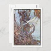 Die kleine Meerjungfrau von Edmund Dulac Postkarte (Vorne/Hinten)