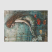 DIE KLEINE MERMAID DECOUPAITE SEIDENPAPIER (Vorderseite)