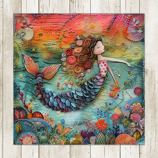 DIE KLEINE MERMAID FARBE POSTER