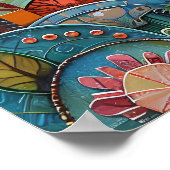 DIE KLEINE MERMAID FARBE POSTER (Ecke)