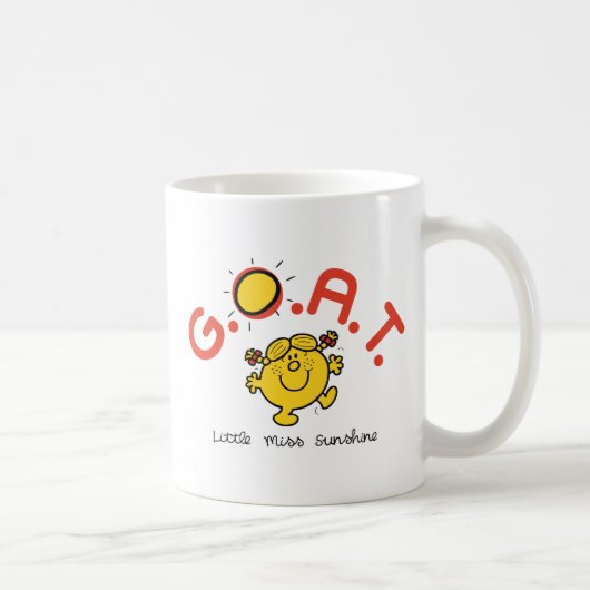 Die kleine Miss Sunshine ist die G.O.A.T. Kaffeetasse (Rechts)