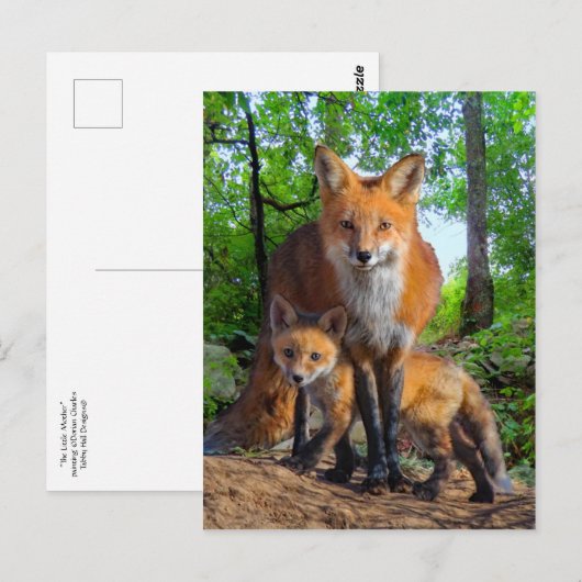 "Die kleine Mutter" Postkarte (Vorne/Hinten)