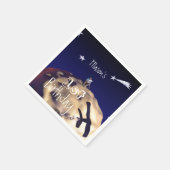 DIE KLEINE PRINCE 1. Geburtstagspackung Serviette (Ecke)