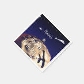 DIE KLEINE PRINCE 4. Geburtstagspackung Serviette (Ecke)