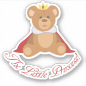 Die kleine Prinzessin Aufkleber (Vorderseite)