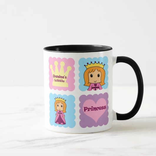 Die kleine Prinzessin der Großmutter Tasse (Rechts)