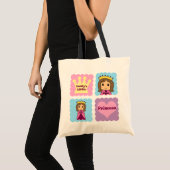 Die kleine Prinzessin des Vatis Tragetasche (Vorderseite (Produkt))