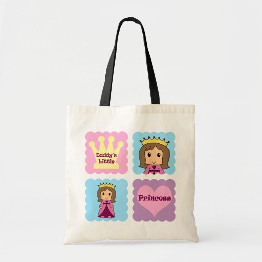 Die kleine Prinzessin des Vatis Tragetasche (Vorne)