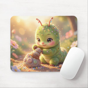 Die kleine Raupe auf ihrer magischen Reise 🐛✨5 Mousepad
