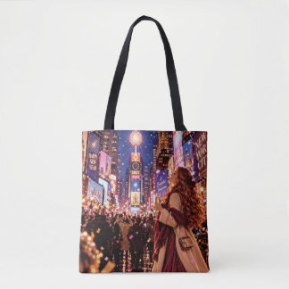 Die kleine Reisende New York Neujahr Schultertasch Tasche
