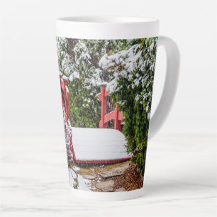Die kleine rote Brücke Milchtasse